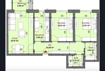 Apartament cu 3 camere decomandat în Drumul Taberei - 1