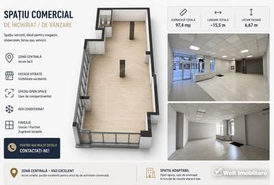 Spațiu comercial, de 97 mp, în Mărăști - 7