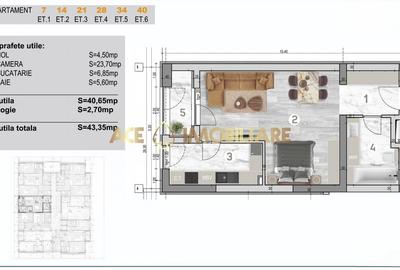 Garsonieră decomandată în Berceni - 1
