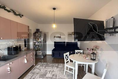 Apartament cu 2 camere semidecomandat, mobilat în Baciu