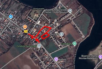 Teren intravilan, 1.135 mp, poziție fantastică. Samurcași, Crevedia - 2