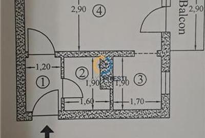 Apartament doua camere Trivale complex II, cf. II, etaj doi - 1
