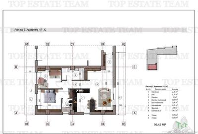 Apartament 3 camere 2 terase bloc nou metrou 1 Decembrie 1918
