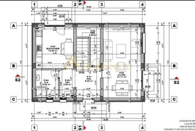 Casă individuală cu 4 camere cu Canalizare în Central - 2