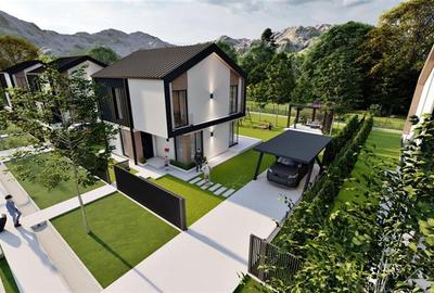 Casă individuală cu 4 camere cu Canalizare în Exterior Est - 35