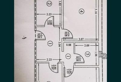Apartament cu 3 camere decomandat în Ultracentral