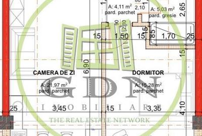 Apartament cu 2 camere în 1 Mai