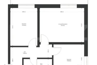 Apartament cu 3 camere semidecomandat în Ghirodei - 1