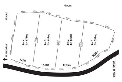 Teren Construcții intravilan de 700 mp, în Roșcani - 2