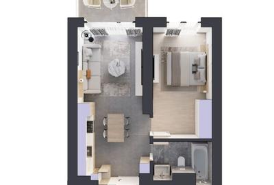 Apartament cu 2 camere decomandat în Obor