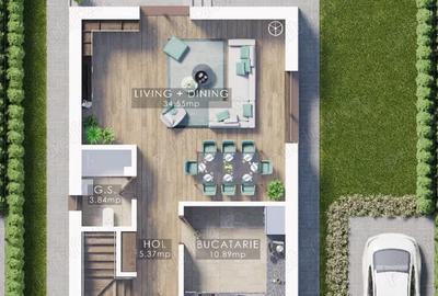 Casă cu 5 camere cu Teren 350 Mp în Bălăceanca - 12