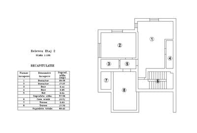 Casa tip Duplex -7 camere- suprafata utila 245 mp- suprafata teren 483 mp Casa tip Duplex -7 camere- suprafata utila 245 mp- suprafata teren 483 mp - 3