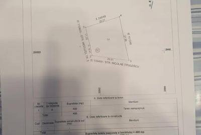 Teren de 499 mp, în Tuzla