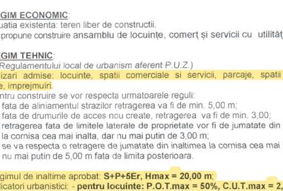 Teren de 4800 mp, în Nord