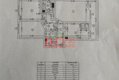 Apartament cu 3 camere decomandat în Orașul de Jos - 1