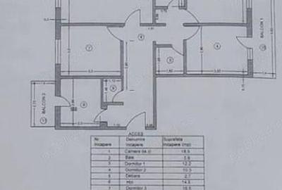 Apartament cu 4 camere în Popa Șapcă