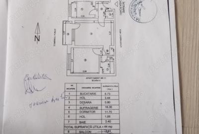 Apartament cu 2 camere semidecomandat în Exterior Vest - 1