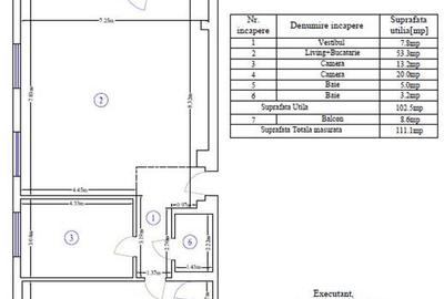 Apartament cu 3 camere decomandat, mobilat în Domenii - 22