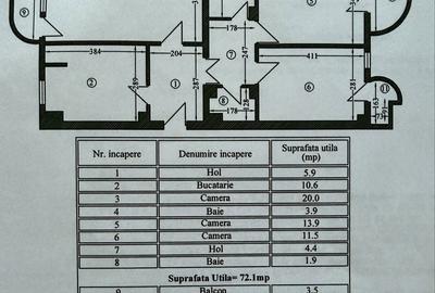 Apartament cu 3 camere în Năvodari Tabără - 1