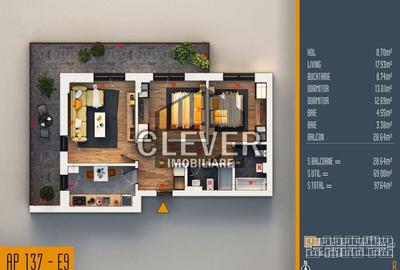 Apartament Superb 3 Camere cu Terasa Generoasa Titan Pallady - 2