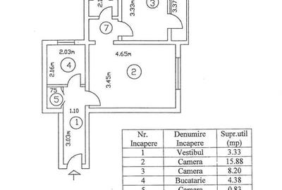 Apartament cu 2 camere semidecomandat, mobilat în Central - 9
