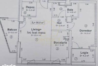 Apartament cu 2 camere în Circumvalațiunii - 2