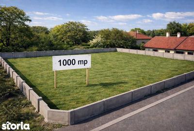 Teren de 1000 mp, în Iosia
