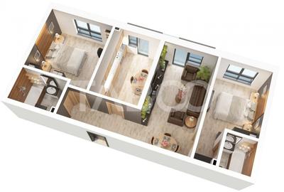 Apartament cu 3 camere decomandat în Mihai Viteazul - 2