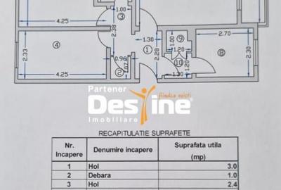 Pa?cani Apartament 3 camere, 61mp, ultracentral, zona D - 1