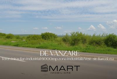 Teren intravilan industrial cu PUZ si utilitati in apropiere 6000mp zona Vest - 1