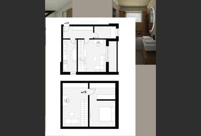 Apartament cu scară interioară - 2 Locuri de Parcare - 2