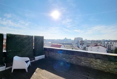 Penthouse de inchiriat Floreasca Pescariu, terasa generoasa, imobil nou, parcare - 18