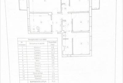 Apartament de vanzare, 4 camere, 83 mp, decomandat, etaj 1, Rahova - Șos. Salaj Apartament de vanzare, 4 camere, 83 mp, decomandat, etaj 1, Rahova - Șos. Salaj - 1