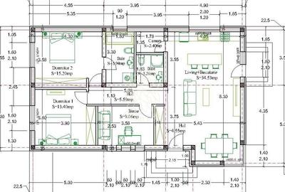 Casă individuală cu 4 camere cu Teren 670 Mp în Unirea - 3
