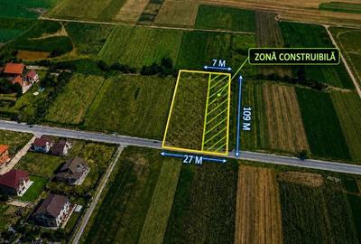 Teren de 2900 mp, în Exterior Vest - 1