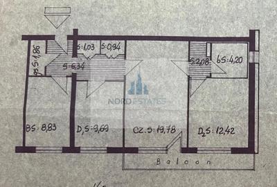 Apartament cu 3 camere în Gorjului - 12