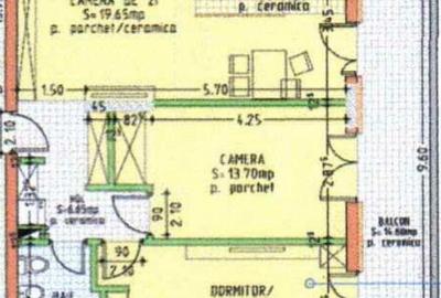 Apartament de vanzare, cu 3 camere, balcon mare, panorama s - 4