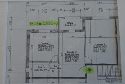 Apartament 2 cam, 54mp mobilat-utilat la cheie, izolat, aer conditionat + 10 mp spatii de depozitare - 9