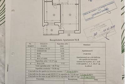 Apartament 2 camere-Bloc nou-Tatarasi - 7
