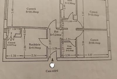 Apartament cu 3 camere decomandat în Poarta 6 - 20