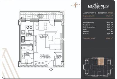 Garsonierǎ Coresi | Plata Tranșe | Credit - 5