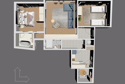 3 Camere Bijuterie Istorică 99 mp Ultracentral Fostă Locuință Iuliu Maniu! - 11
