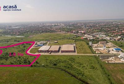 Teren industrial 28812 mp în Parcul Industrial UTA2 Arad