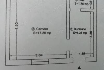 Apartament 1 camera Badea Cartan de vanzare - 10
