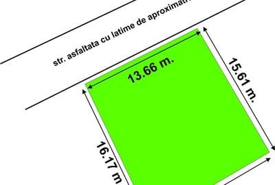 Teren Construcții intravilan de 225 mp, în Andronache - 1