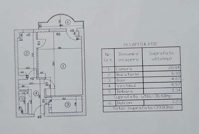 Garsonieră decomandată în Timpuri Noi - 2