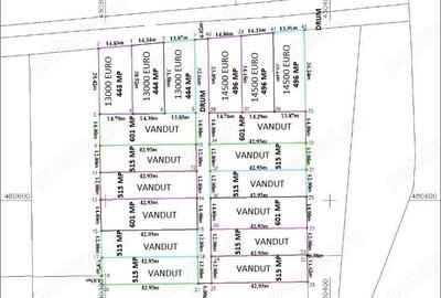Teren de 443 mp, în Central