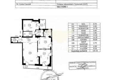 Apartament cu 3 camere decomandat în Titulescu - 15