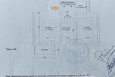 HALA CENTRALĂ Str. Costache Negri – Ap 2CD  52Mp  Bloc 1984 HALA CENTRALĂ Str. Costache Negri – Ap 2CD  52Mp  Bloc 1984 - 10