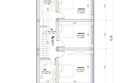 Casă cu 4 camere în Săftica - 6